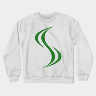 Smellville ‘S’ Logo Green Crewneck Sweatshirt